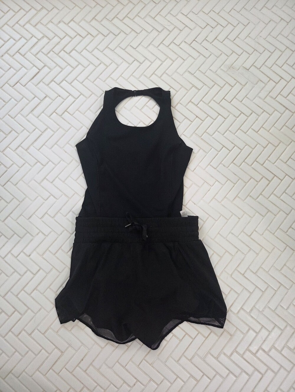 SPANX Black Activewear Romper  Size Medium